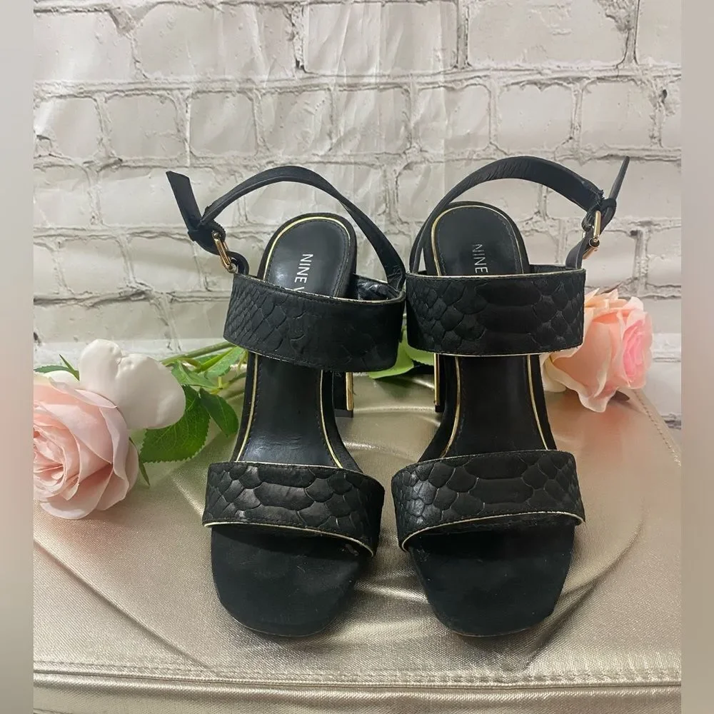 Nine West Black Women's Sandals